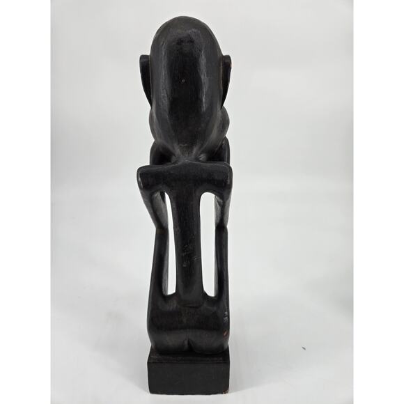 Vintage Senufo Carved African Folk Art Wooden Abstract Statue Figure - Picture 9 of 16